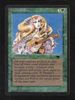 MTG Antiquities Titania's Song - Image 1