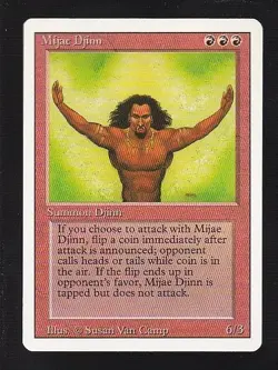 MTG Revised Mijae Djinn - Image 1