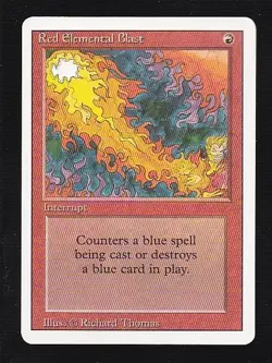 MTG Revised Red Elemental Blast - Image 1