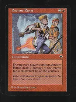 MTG Tempest Ancient Runes - Image 1