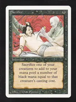 MTG Revised Sacrifice - Image 1