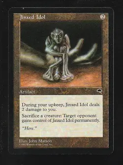 MTG Tempest Jinxed Idol - Image 1
