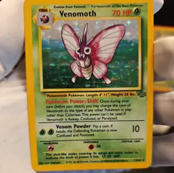 Venomoth x2 (29/64)(31/130) Jungle, Base 2 Pokemon Card Holo/Non Holo 🌟 set LP - Image 2