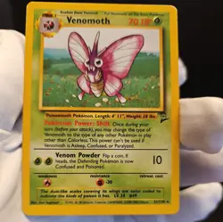 Venomoth x2 (29/64)(31/130) Jungle, Base 2 Pokemon Card Holo/Non Holo 🌟 set LP - Image 5