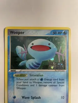 Wooper 81/109 EX Team Rocket Stamped English Vintage Pokemon Card LP- - Image 2