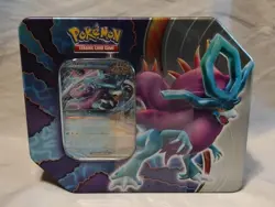 Pokemon TCG: Paradox Destinies Walking Wake ex Tin New Sealed - 5 Booster Packs - Image 1