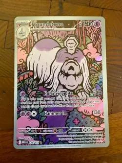 Houndstone 145/132 Me01: Mega Evolution Holo (MEG) Pokemon Card - Image 1
