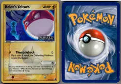 2005 Pokemon, Delta Species, #71/113 Holon's Voltorb, Reverse Holo Common - Image 1