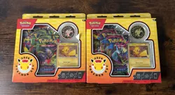 Pokemon Day 2026 Collection Box Pikachu 30th Anniversary Promo Lot Of 2 Boxes - Image 1