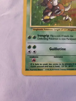 Pokemon Pinsir 9/64 Jungle Holo Rare Card 1999 English Kagemaru Himeno - Image 3