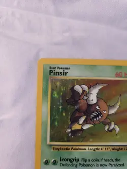 Pokemon Pinsir 9/64 Jungle Holo Rare Card 1999 English Kagemaru Himeno - Image 4