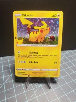 Pokemon TCG Pikachu SWSH039 General Mills Promo Cards Holo B - Image 1
