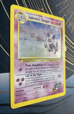Sabrina's Gengar 14/132 2000 Pokemon Gym Heroes Holo HP - Heavily Played - Image 5