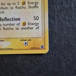 Pokemon TCG Raichu 12/112 Holo Rare NM/LP Stage 1 EX FireRed & LeafGreen 2004 - Image 5
