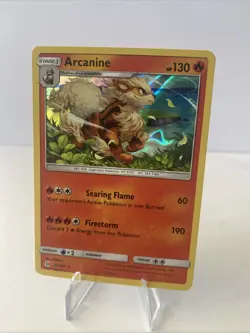 Arcanine 22/149 Sun & Moon Base Set Holo - Pokemon Card TCG NM - Image 1