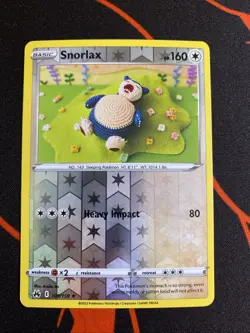 Snorlax 109/159 Reverse Holo Crown Zenith Pokemon Card TCG LP - Image 1