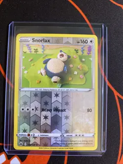 Snorlax 109/159 Reverse Holo Crown Zenith Pokemon Card TCG LP - Image 3