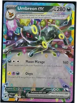 Pokemon TCG Umbreon EX 60/131 Double Rare Prismatic Evolutions Card - Image 1