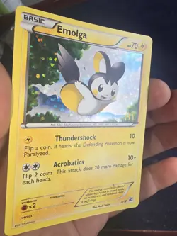 Pokemon Emolga 006/012 McDonald's Promo Holo 2012 Basic 70HP - Image 2