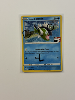 2X SWIRL Hisuian Basculin Cosmos Holo Pokemon Prize Pack Card NM 068/195 L - Image 1