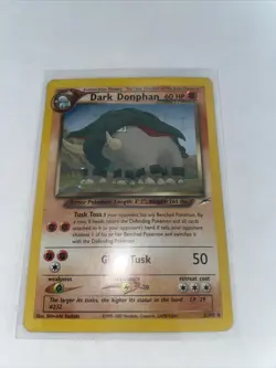 Pokemon TCG - Dark Donphan (3/105) Holo Rare Unlimited - Neo Destiny - Image 2