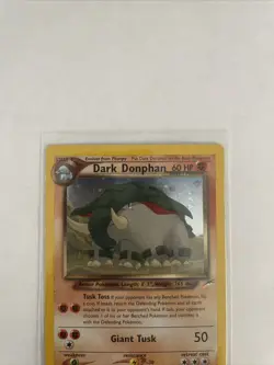 Pokemon TCG - Dark Donphan (3/105) Holo Rare Unlimited - Neo Destiny - Image 5