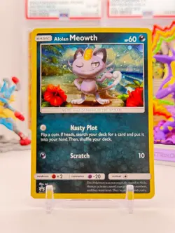 ALOLAN MEOWTH - SUN & MOON PROMO POKEMON NM/M SM51 - Image 1
