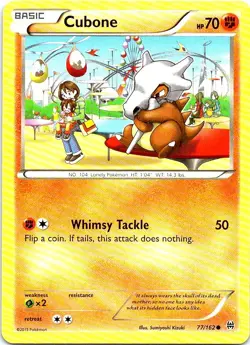 Cubone 77/162 Common BREAKthrough Pokemon Near Mint - Image 1