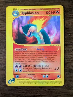Typhlosion - 65/165 - Pokemon Expedition Non-Holo Rare Card NM - Image 1