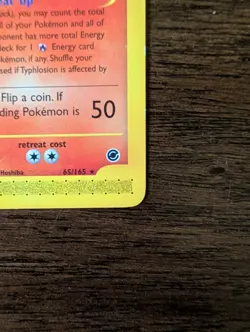 Typhlosion - 65/165 - Pokemon Expedition Non-Holo Rare Card NM - Image 2