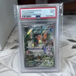 2023 Pokemon Svp En-sv Black Star ETB Promo 044 Charmander Obsidian Flames PSA 9 - Image 1
