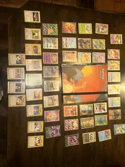 Pokemon Cards With Binder Included: Variety Types Of Art Types And Rarity’s - Image 1