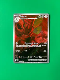 Scizor 205/197 Sv03: Obsidian Flames Holo Pokemon Card Full Art - Image 1