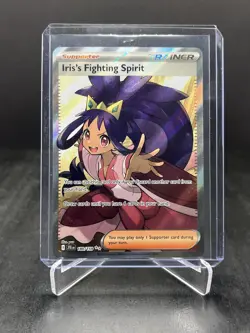2025 Pokemon Journey Together Iris's Fighting Spirit Full Art Ultra Rare #180 - Image 1