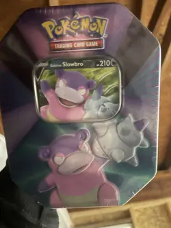 Pokemon TCG: 2018 - V Forces - Galarian Slowbro V Tin - Factory Sealed - Image 1