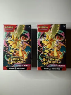 Pokemon TCG Ascended Heroes Mega Evolution Booster Box Bundle 2 Boxes - Image 1