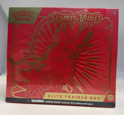 POKEMON FACTORY SEALED SCARLET & VIOLET BASE SET ELITE TRAINER BOX - Image 1