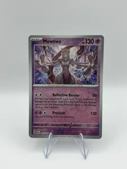 Mewtwo 151 Reverse Holo Pokemon TCG 150/165 Scarlet & Violet Rare - Image 1
