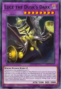 Luce the Dusk's Dark DUAD-EN082 1st ED Yu-Gi-Oh! SUPER RARE - Image 1