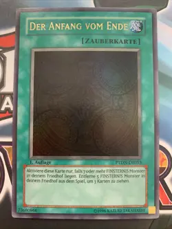 Yu-Gi-Oh! Der Anfang Vom Ende PTDN-DE053 Ultimate Rare 1. Auflage Deutsch Ex - Image 1