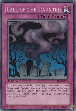 YU-GI-OH, CALL OF THE HAUNTED, SR, LCJW-EN217, 1. Edition, TOP - Image 1