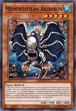 Mementotlan Akihiron MP25-EN243 1st ED NM Yu-Gi-Oh! ULTRA RARE - Image 1