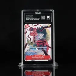 PSA 10 Monkey D. Luffy ST01-012 3rd Anniversary Promo One Piece 3 Brothers Pack - Image 1