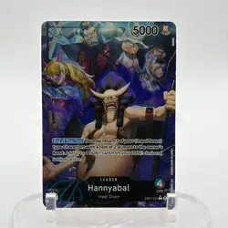 One Piece Hannyabal EB01-021 Alt Art Foil - Memorial Collection NM ENGLISH - Image 1
