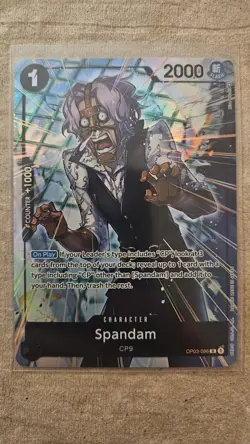 One Piece Card Game Spandam (Parallel) OP03-086 R English - Image 1
