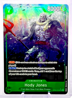 One Piece CCG Hody Jones OP06-035 Wings of the Captain Foil Alt Art SR - Image 1