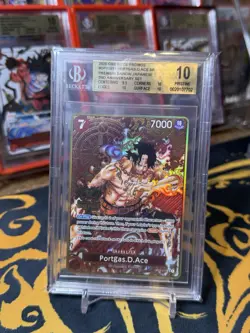 2025 One Piece Portgas D Ace Japanese 2nd Anniversary English Version BGS 10 - Image 1