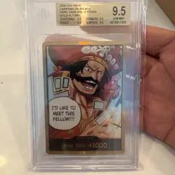One Piece Gol.D.Roger Gold Don Carrying On His Will Foil Gem Mint BGS 9.5 - Image 1