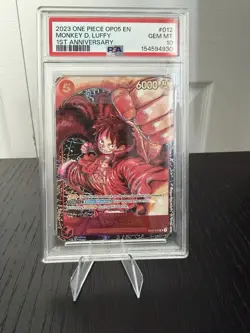 2023 ONE PIECE OP05-AWAKENING OF THE NEW ERA #012 MONKEY D. LUFFY PSA 10 - Image 1