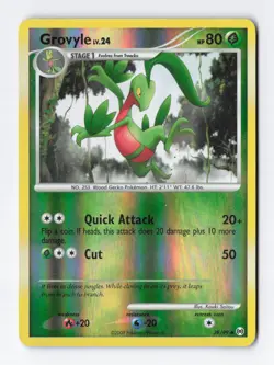 Grovyle 39/99 Reverse Holo Uncommon Arceus 2009 Vintage Pokemon TCG Card LP - Image 1